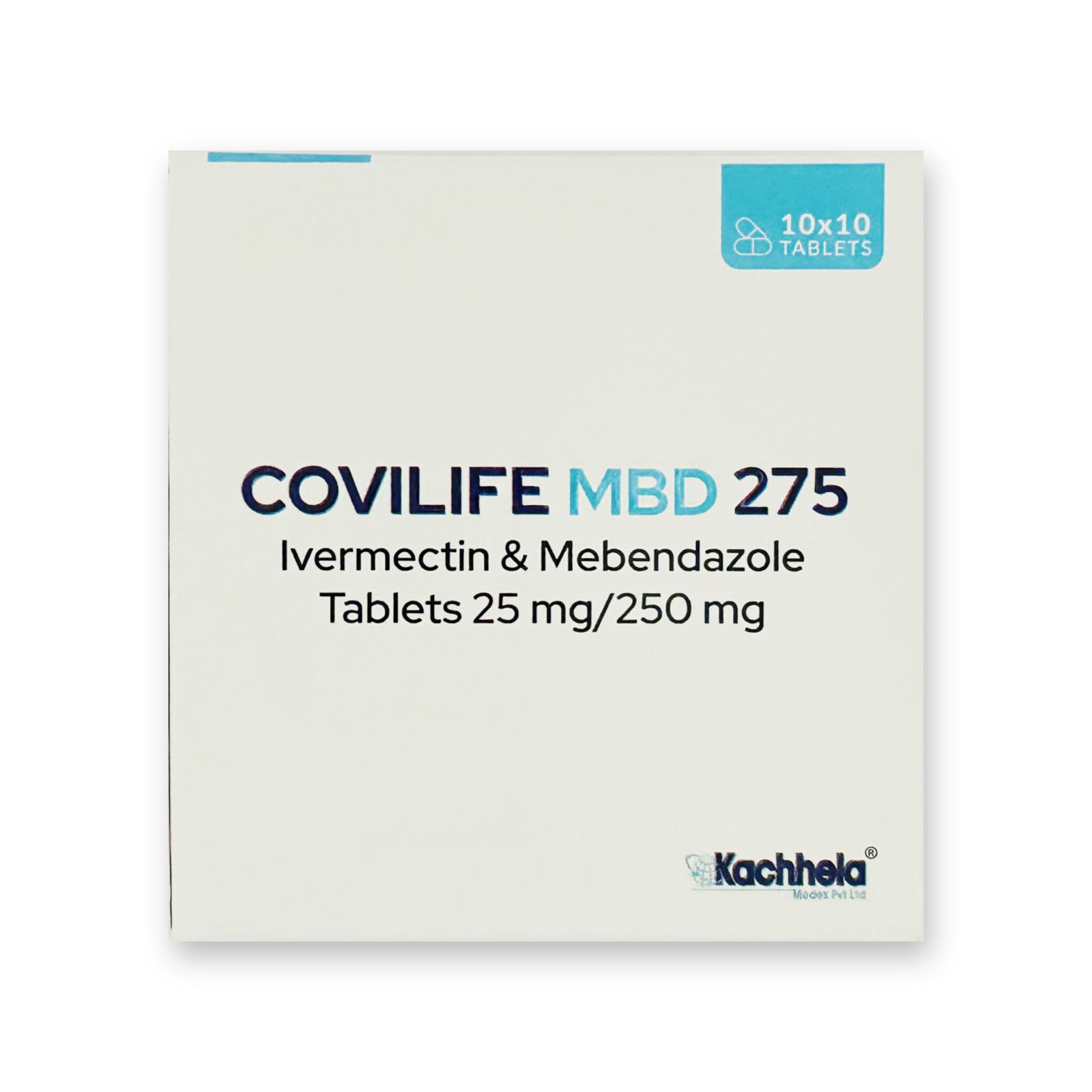 Covilife MBD 275 (Ivermectin 25mg & Mebendazole 250mg)
